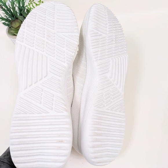 White Men's Knit Sneakers Laminoa - Picture 8 of 8